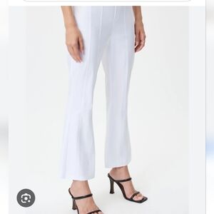Joseph Ribkoff Pintuck Flared Pants Elastic waist line New